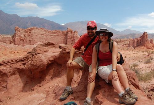 Adam_and_Meg_outside_Cafayate,_Argentina! adam and meg cafayate argentina