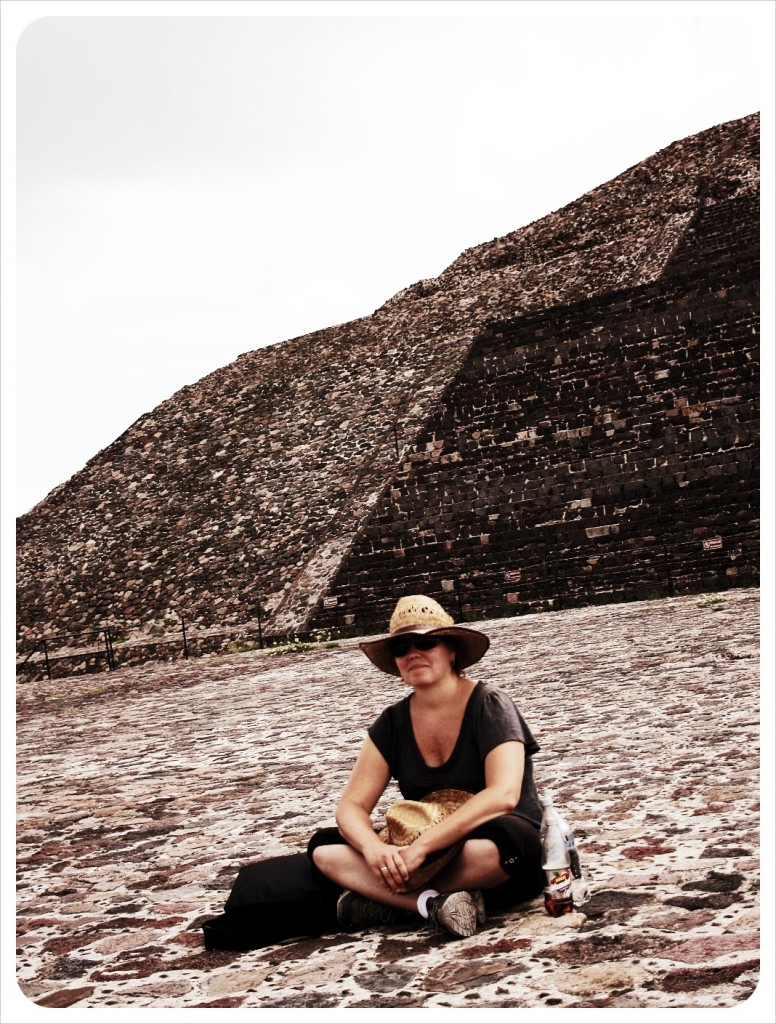 Jess on the Pyramid of the Moon