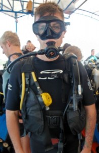 Diving on Koh Tao, Thailand
