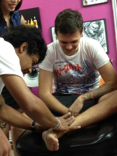 Getting a tattoo in thailand Tattoo Khao San Road