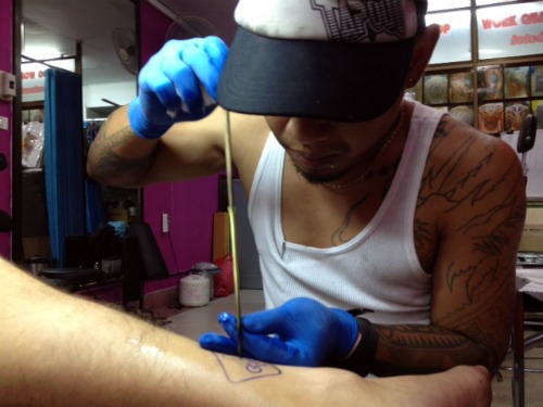 Getting a tattoo in thailand Tattoo Khao San Road