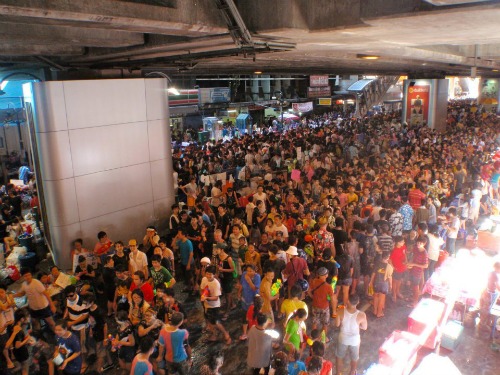 Songkran in Silom, Bangkok